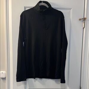 Banana Republic Men’s Quarter Zip Black size Large